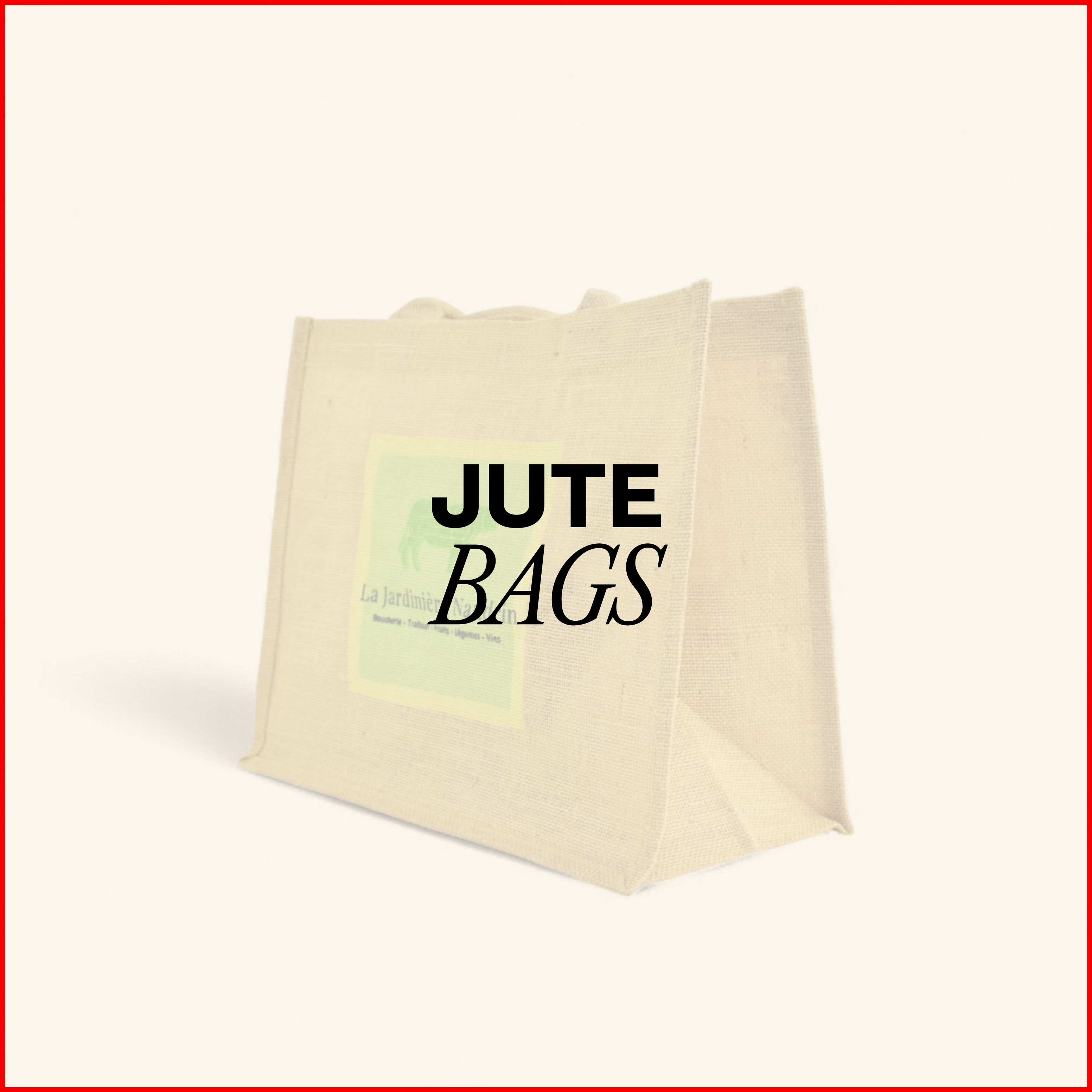 JUTE BAGSDRAAGTASSEN
